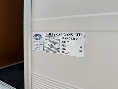Lot 151 - 2008 Bailey Ranger 500/5