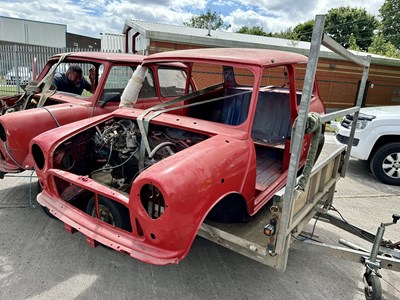 Lot 10 - Pair of Minis and trailer - NO RESERVE
