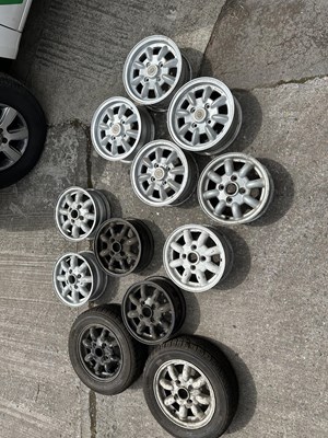 Lot 10 - Pair of Minis and trailer - NO RESERVE