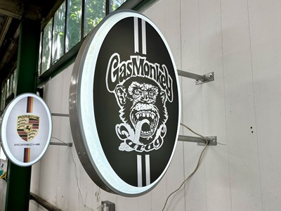 Lot 30 - Illuminated Gas Monkey Sign - NO RESERVE