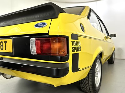 Lot 124 - 1979 Ford Escort 1600 Sport