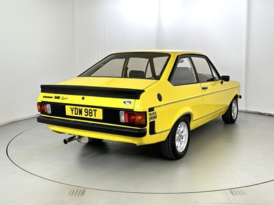 Lot 124 - 1979 Ford Escort 1600 Sport