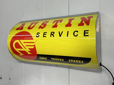 Lot 57 - Illuminated Garage Sign - Austin - NO RESERVE