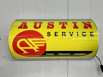 Lot 57 - Illuminated Garage Sign - Austin - NO RESERVE