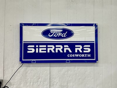 Lot 32 - Illuminated Garage Sign Ford Sierra RS Cosworth - NO RESERVE