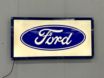 Lot 109 - Illuminated Garage Sign Ford - NO RESERVE