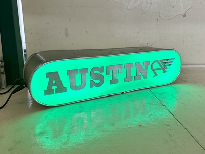 Lot 63 - Illuminated Garage Sign - Austin - NO RESERVE