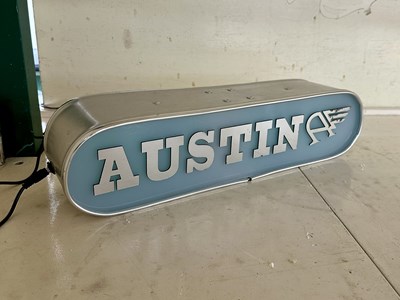 Lot 63 - Illuminated Garage Sign - Austin - NO RESERVE