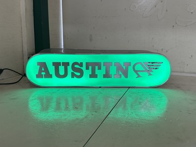 Lot 63 - Illuminated Garage Sign - Austin - NO RESERVE