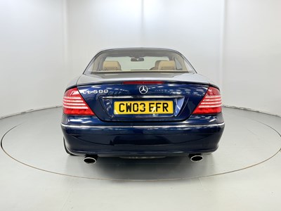 Lot 20 - 2003 Mercedes-Benz CL500