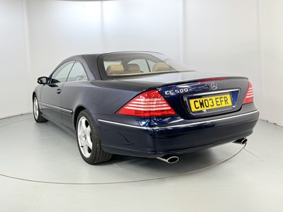 Lot 20 - 2003 Mercedes-Benz CL500