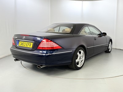 Lot 20 - 2003 Mercedes-Benz CL500