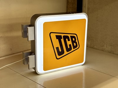 Lot 136 - Illuminated Garage Sign - JCB - NO RESERVE