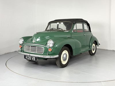 Lot 1 - 1963 Morris Minor 1000 Cabriolet