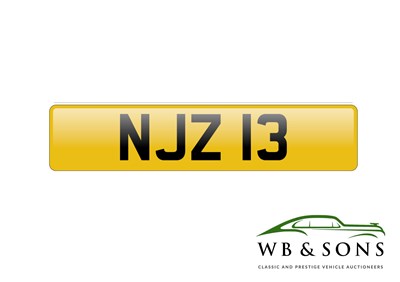 Lot 141 - Registration - NJZ 13