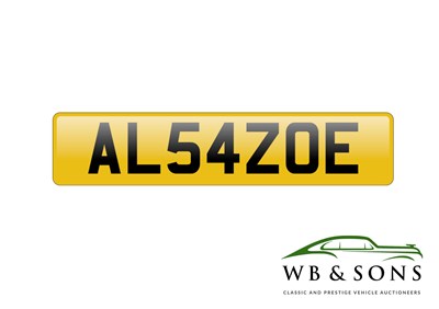 Lot 126 - Registration - AL54 ZOE