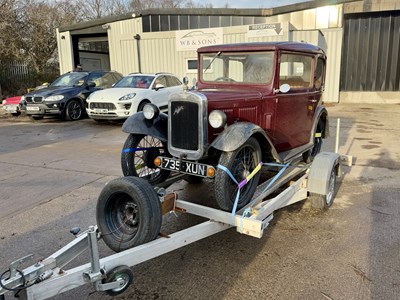 Lot 18 - 1932 Austin Seven & Trailer