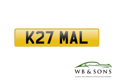 Lot 128 - Registration - K27 MAL