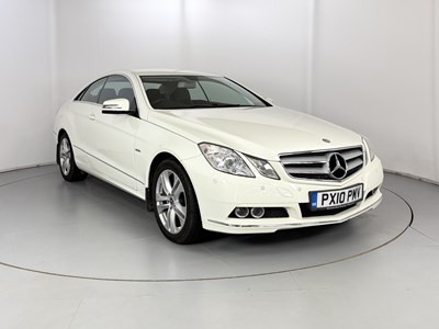 Lot 112 - 2010 Mercedes-Benz E350