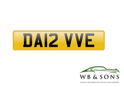 Lot 158 - Registration - DA12 VVE