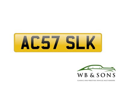 Lot 161 - Registration - AC57 SLK