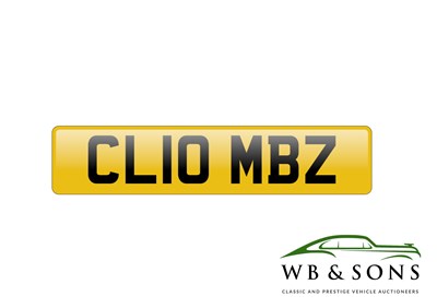 Lot 154 - Registration - CL10 MBZ