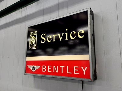 Lot 112 - Rolls Royce & Bentley Service Sign - NO RESERVE