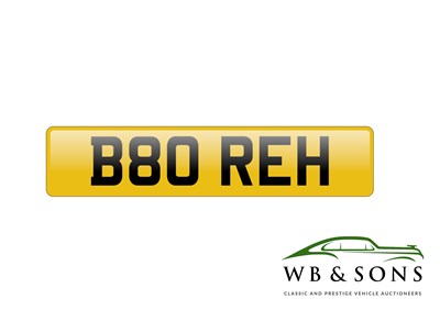Lot 162 - Registration - B80 REH - NO RESERVE