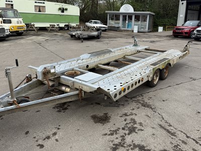 Lot 105 - Ifor Williams Twin Axle Trailer
