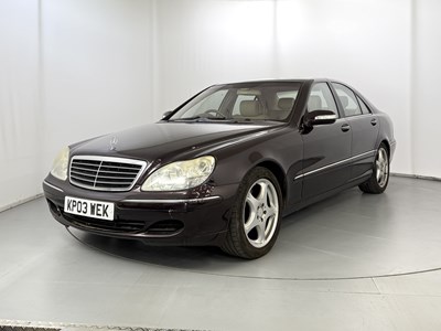 Lot 85 - 2003 Mercedes-Benz S500 - NO RESERVE