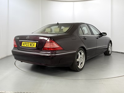 Lot 85 - 2003 Mercedes-Benz S500 - NO RESERVE