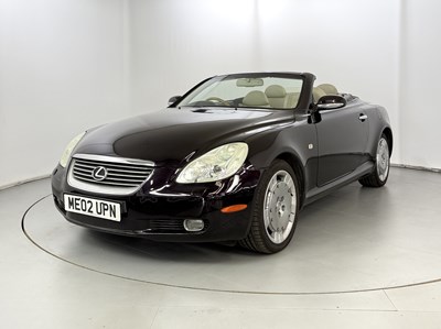 Lot 32 - 2002 Lexus SC430