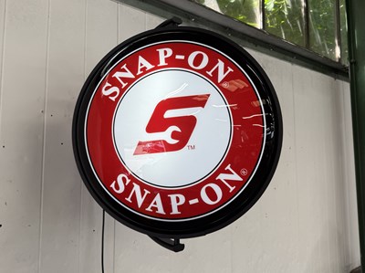 Lot 21 - SNAP ON Revolving Wall Sign - NO RESERVE