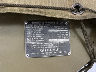 Lot 98 - 1960 Hotchkiss M201 & Bantam Trailer