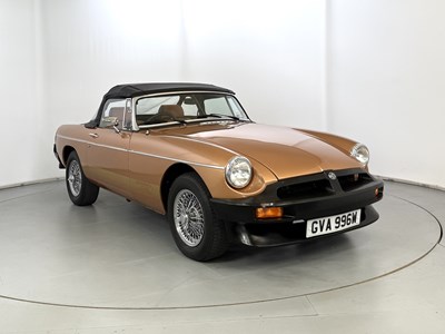 Lot 1981 MG B LE Roadster