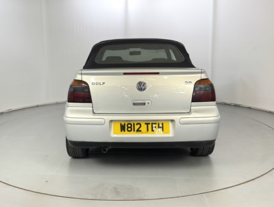 Lot 166 - 2000 Volkswagen Golf Cabriolet