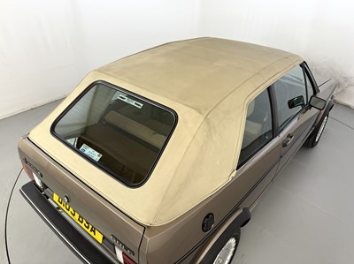 Lot 85 - 1987 Volkswagen Golf GL Cabriolet