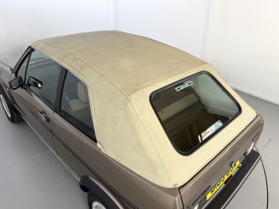 Lot 85 - 1987 Volkswagen Golf GL Cabriolet