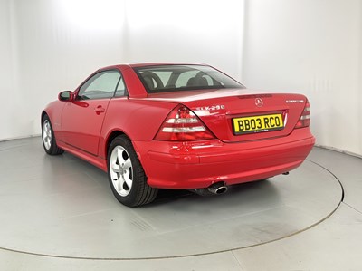 Lot 167 - 2003 Mercedes-Benz SLK230
