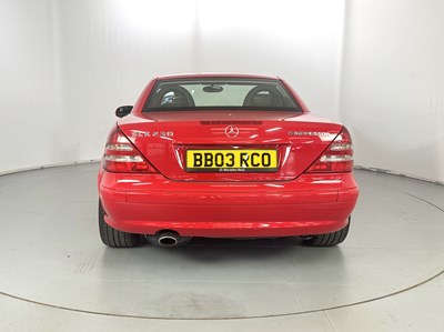 Lot 167 - 2003 Mercedes-Benz SLK230