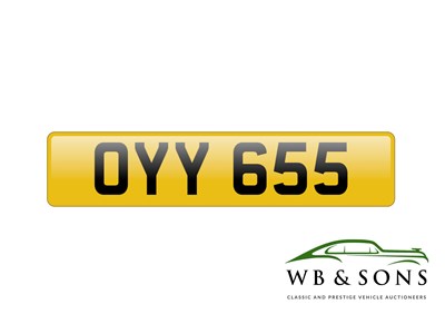 Lot 179 - Registration OYY 655