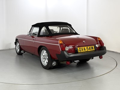 Lot 153 - 1981 MG B Roadster