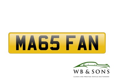 Lot Registration - MA65 FAN