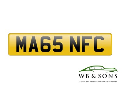 Lot Registration - MA65 NFC