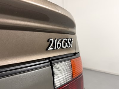 Lot 186 - 1991 Rover 216 GSI