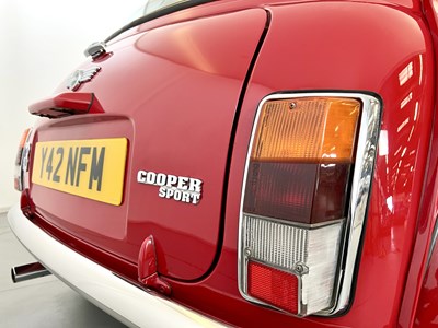 Lot 105 - 2001 Rover Mini Cooper Sport