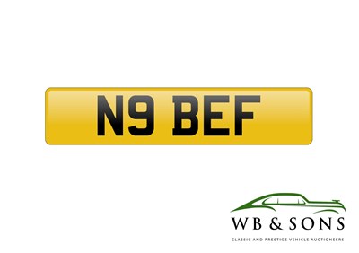Lot 55 - Registration - N9 BEF