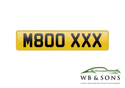 Lot 127 - Registration - M800 XXX