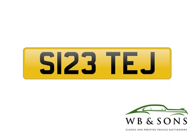 Lot 143 - REGISTRATION - S123TEJ - NO RESERVE