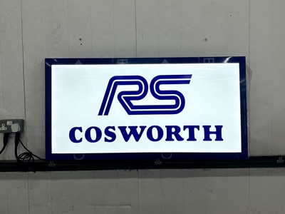 Lot 46 - Illuminated Garage Sign RS Cosworth - NO RESERVE